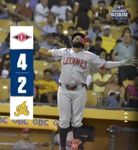 Escogido consigue su primera victoria del round robin