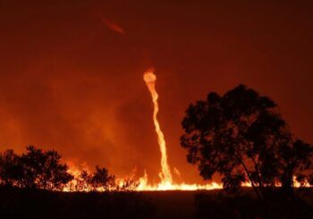 California registra 24 muertos por incendios y un devastador «tornado de fuego»