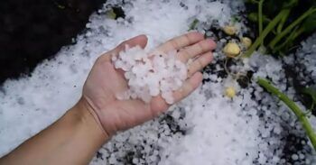 Intensa granizada causa destrozos en zonas de Argentina