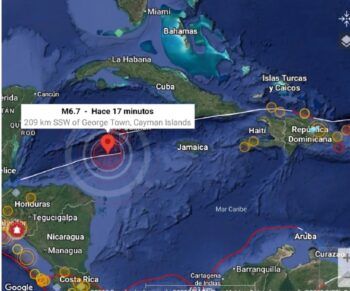 Emiten aviso de tsunami para las costas de RD