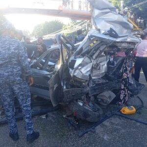 Accidente deja dos muertos y varios heridos en Puerto Plata