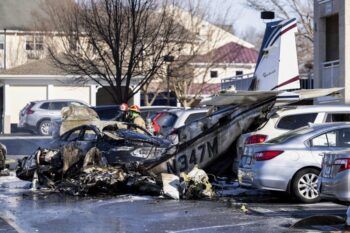 Se salvaron todos los ocupantes de la avioneta que se estrelló en Pensilvania