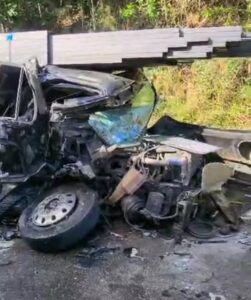 Reportan un accidente múltiple en la autopista Duarte