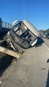 Cuatro heridos durante accidente en la 6 de Noviembre