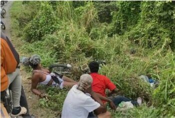 Tres heridos por accidente de tránsito en la carretera de Bayaguana