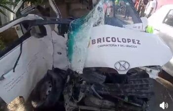 Dos heridos durante accidente en Uvero Alto