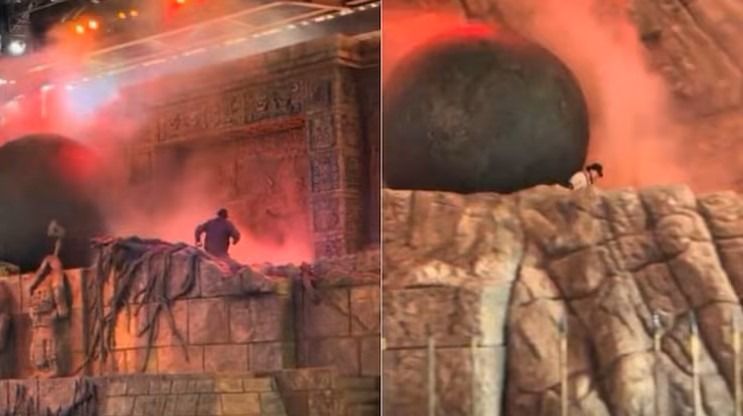Actor es aplastado por roca de utilería en show de Indiana Jones de Disney
