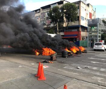 Protesta en la Zona Universitaria