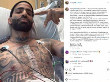 Arcángel revela que tiene problemas cardíacos