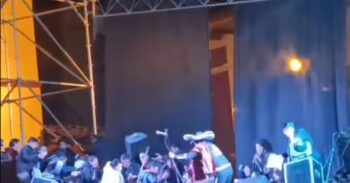 Varios heridos tras desplomarse un escenario en Perú