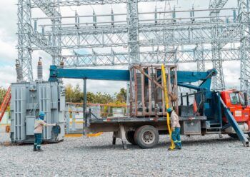 Edesur construye un campo de distribución en subestación de Pedernales