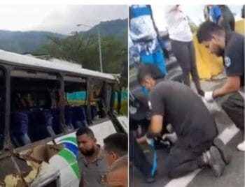 Nueve muertos tras accidente de autobús en Colombia