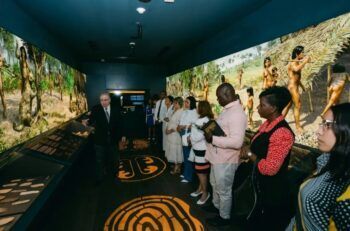 Centro Cultural Taíno Casa del Cordón*, iniciativa del Banco Popular Dominicano,