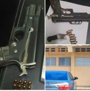 Estudiante haitiana lleva arma de fuego a escuela en Santiago