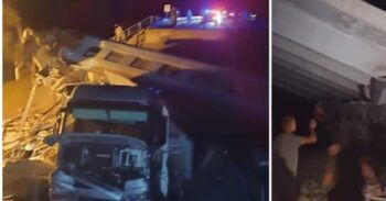 Siete muertos y 30 heridos tras el derrumbe de un puente en Rusia