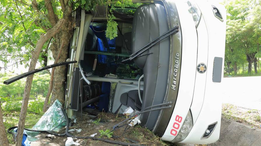 Accidente de transito deja al menos 29 heridos en Villa Altagracia