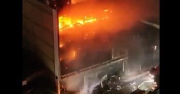 Al menos 63 muertos durante incendio en un hipermercado en Irak