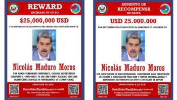 EEUU ofrece hasta US$ 25 millones por información que los ayude a arrestar a Nicolás Maduro