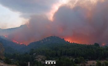 El incendio de Cataluña