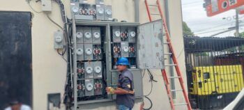 Edesur interviene plaza comercial y logra normalización en múltiples establecimientos