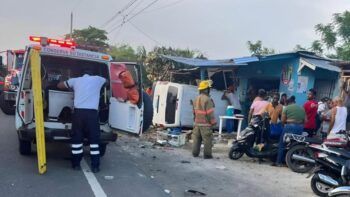 Al menos 5 heridos tras accidente de tránsito en carretera Hato Mayor