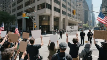 Manifestaciones en Nueva York