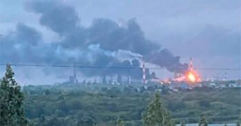 Ucrania bombardeó el puerto ruso de Olya