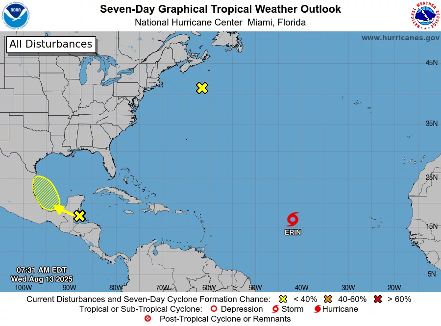 Erin se convierte en huracán