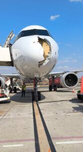 Vuelo de Iberia regresa de emergencia tras impacto con ave