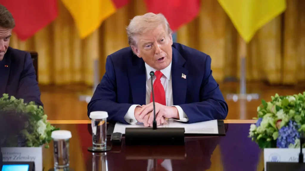 Trump interrumpió la reunión con Zelenski y líderes europeos para llamar a Putin