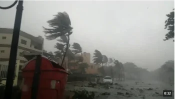 Edenorte reporta averías eléctricas en Puerto Plata por lluvias y fuertes vientos