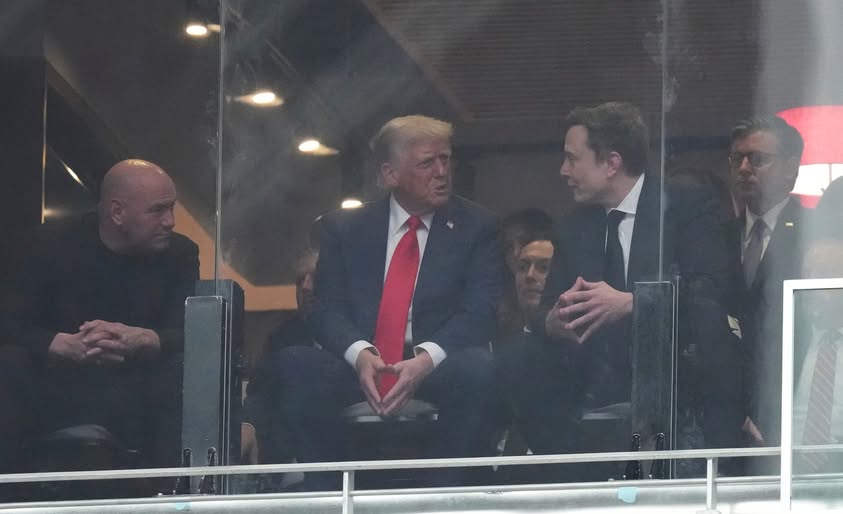 Trump y Musk se reencuentran en el funeral de Charlie Kirk