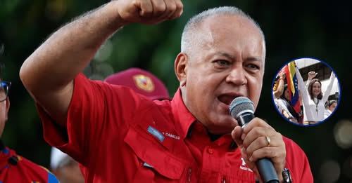 Cabello amenaza a María Corina por apoyar acciones de EE.UU. contra Maduro