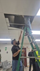 JCE informa pequeño conato de incendio en el edificio de servicios fue detectado y controlado a tiempo