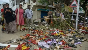 Al menos 40 muertos en una estampida en la India