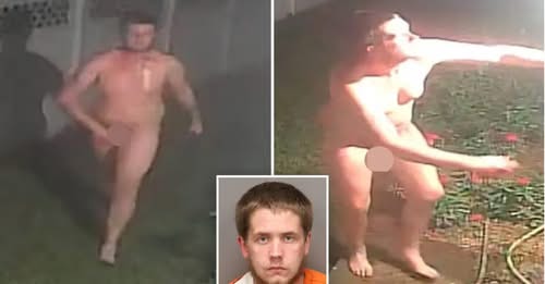 Hombre desnudo genera disturbios en vecindario de Florida