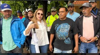 Carolina recorre La Ciénaga y Villa Juana supervisando trabajos de la Alcaldía del DN