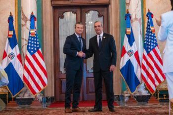 Secretario de Defensa de Estados Unidos, Pete Hegseth, asegura respaldo de su país a RD