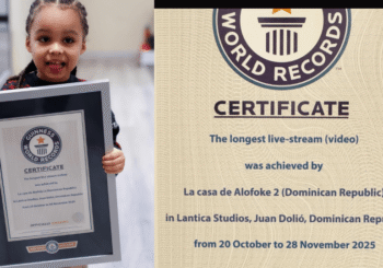 Alofoke logra Récord Guinness por la transmisión en vivo más larga del mundo