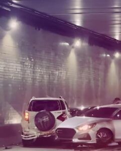 Accidente múltiple en el túnel de Tiradentes con 27 la madrugada de hoy