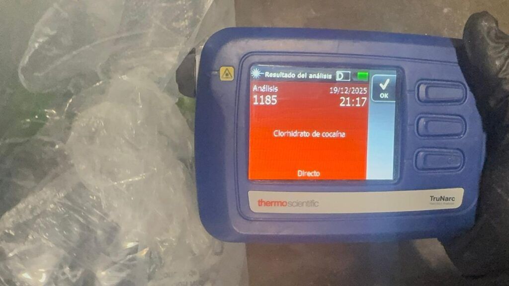 Frustran envío de ocho paquetes presumiblemente cocaína a España