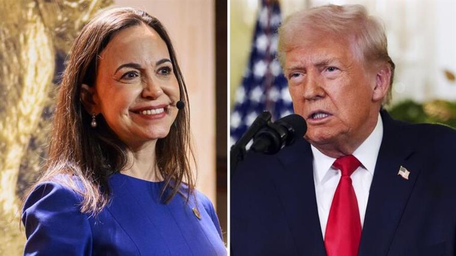 Trump y Machado se reunirán hoy en la Casa Blanca