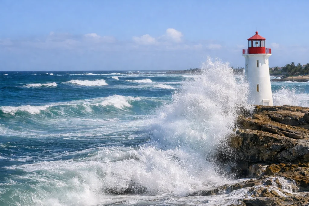 Escasas lluvias, ambiente caluroso y oleaje peligroso en la costa atlántica para este viernes