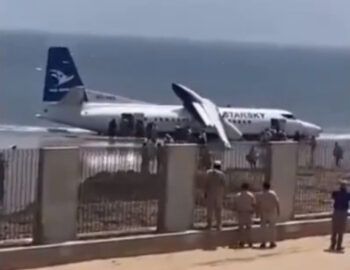 Todo el mundo a salvo tras accidente aereo en Somalia