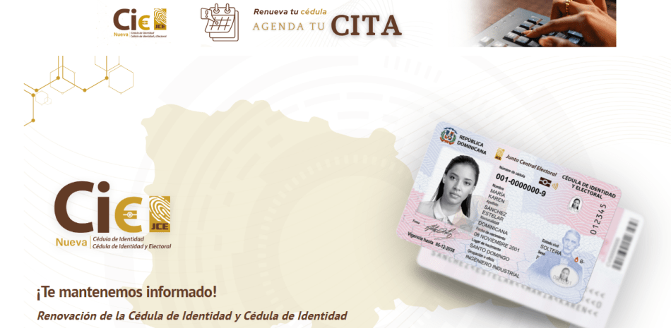 JCE habilita página de citas para solicitar nueva cédula