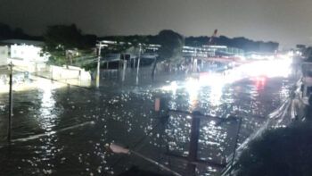 Estas vías están afectadas por inundaciones en Santo Domingo